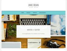 Tablet Screenshot of jake-dean.com